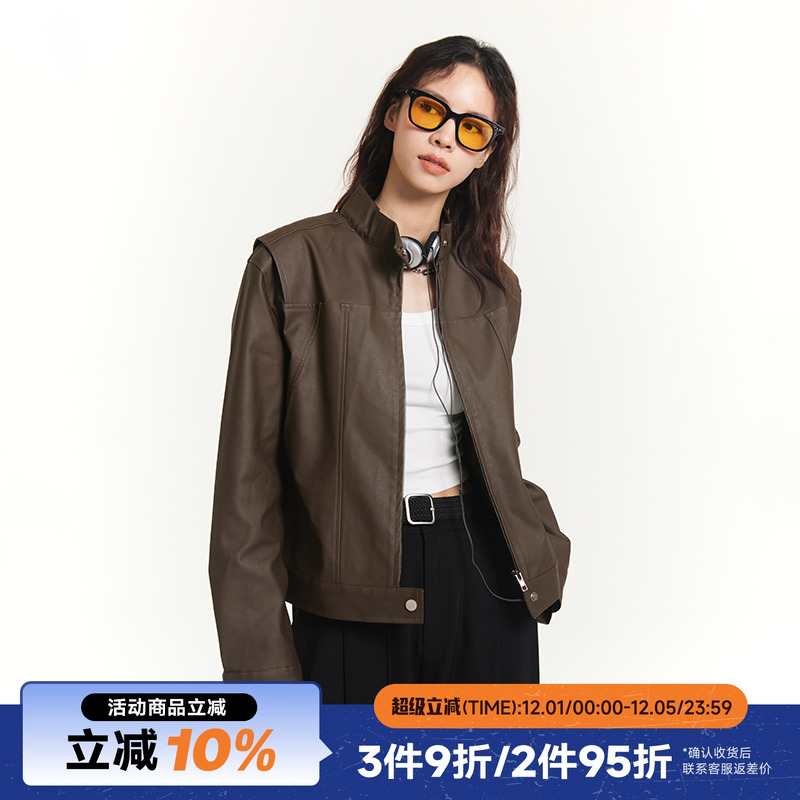 机车皮衣短款夹克外套RAPPEYE