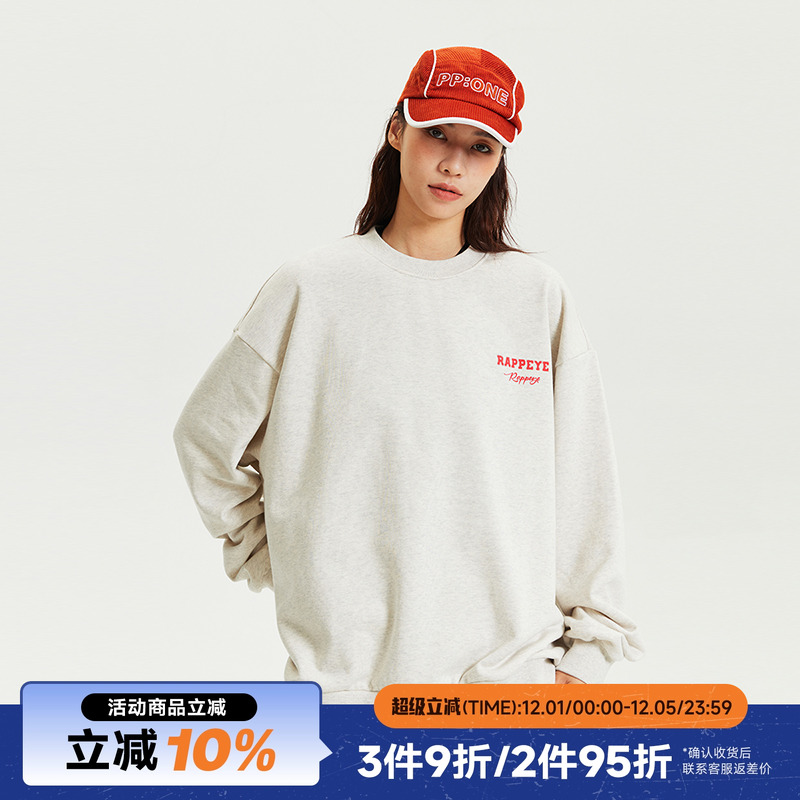 RAPPEYE国潮情侣春秋款圆领卫衣