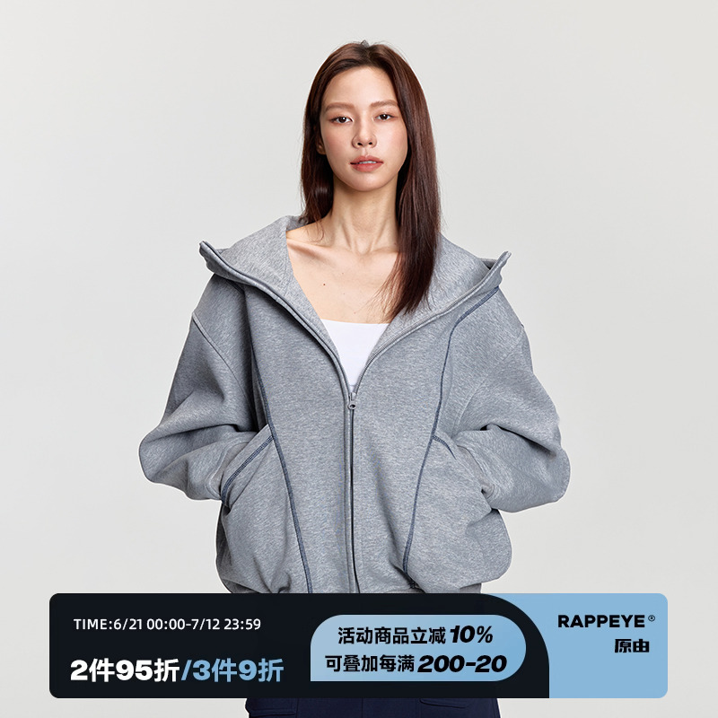 RAPPEYE情侶國潮連帽衛衣開衫