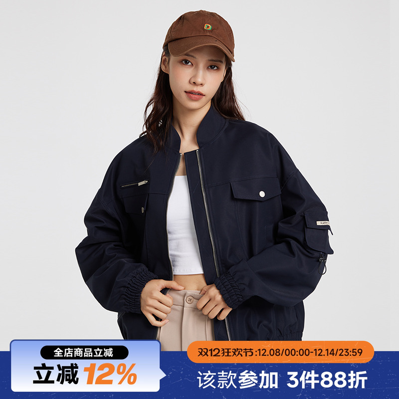 RAPPEYE立领贴袋飞行夹克