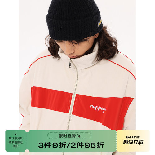 RAPPEYE美式复古灯芯绒保暖棉服
