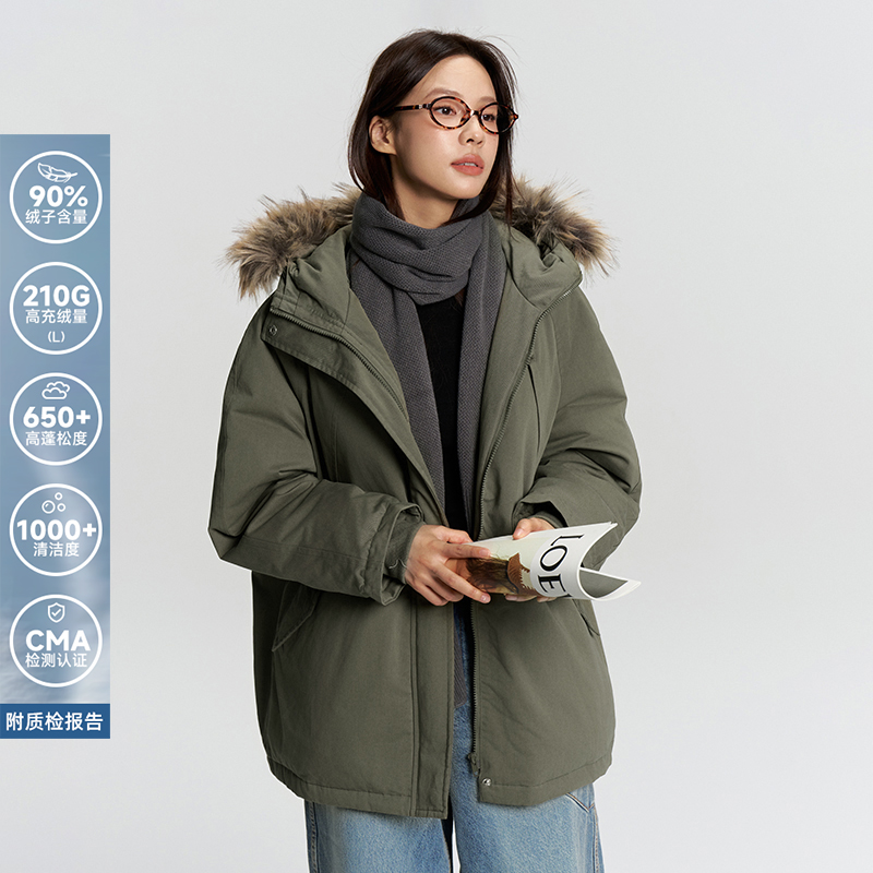 RAPPEYE复古休闲工装羽绒派克服