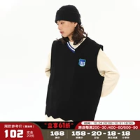 Трикотажный жилет для влюбленных, демисезонный свитер без рукавов, с медвежатами, оверсайз