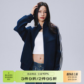 RAPPEYE双杠分割拉链卫衣潮牌男春秋美式 外套女 百搭宽松运动开衫