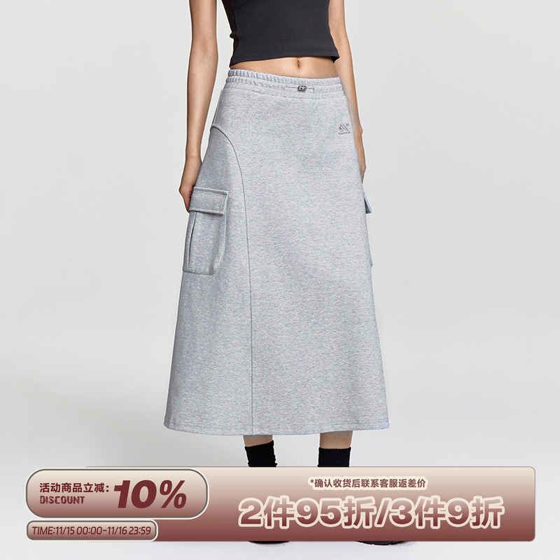 RAPPEYE休闲直筒运动半身裙卫裙