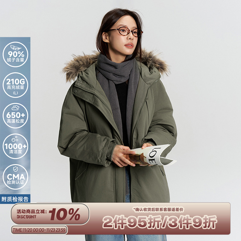 RAPPEYE复古休闲工装羽绒派克服