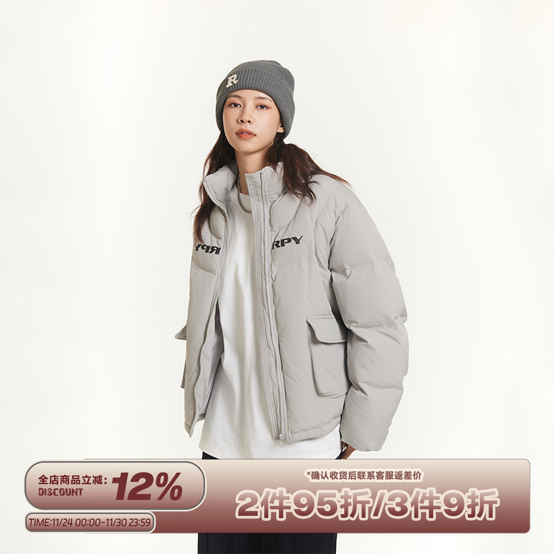 RAPPEYE加厚秋冬季旋涡棉服