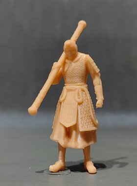 包邮紫霞仙子青大话西游至尊宝孙悟空微景观摆件白膜黑神树脂打印