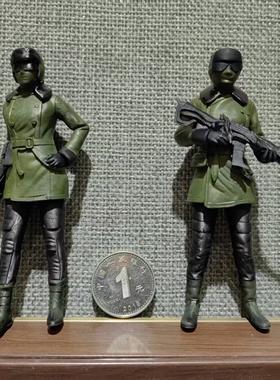 和平精英吃鸡刺激战场老六6手办兵人模型二战士兵雪山精英微景观