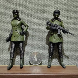 和平精英吃鸡刺激战场老六6手办兵人模型二战士兵雪山精英微景观