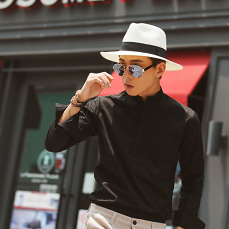 巴拿马帽子男春夏季时尚韩版百塔草帽礼帽英伦爵士帽女遮阳沙滩帽