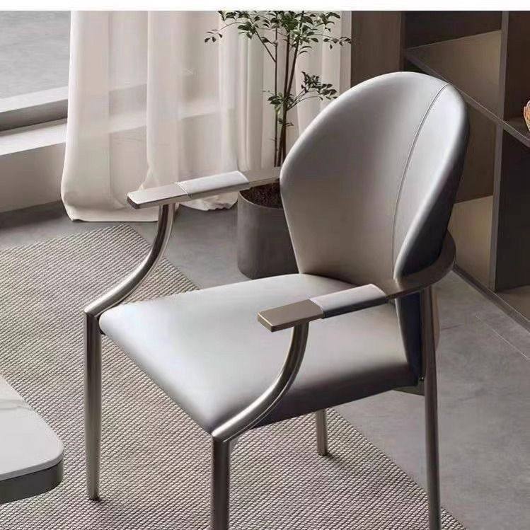意式轻奢餐椅2025新款靠背椅子家用高级感主人椅酒店洽谈茶台椅子,住宅家具,餐椅,淘宝优惠券,粉丝福利购,淘宝优惠卷