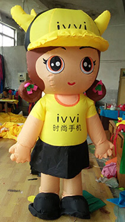 vivo卡通充气气模 三星 苹果 各种手机造型 oppo小米手机气模人偶