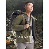 代拍链接男士 冬日商务休闲藏蓝色保暖连帽白鹅绒羽绒服外套鹅绒服