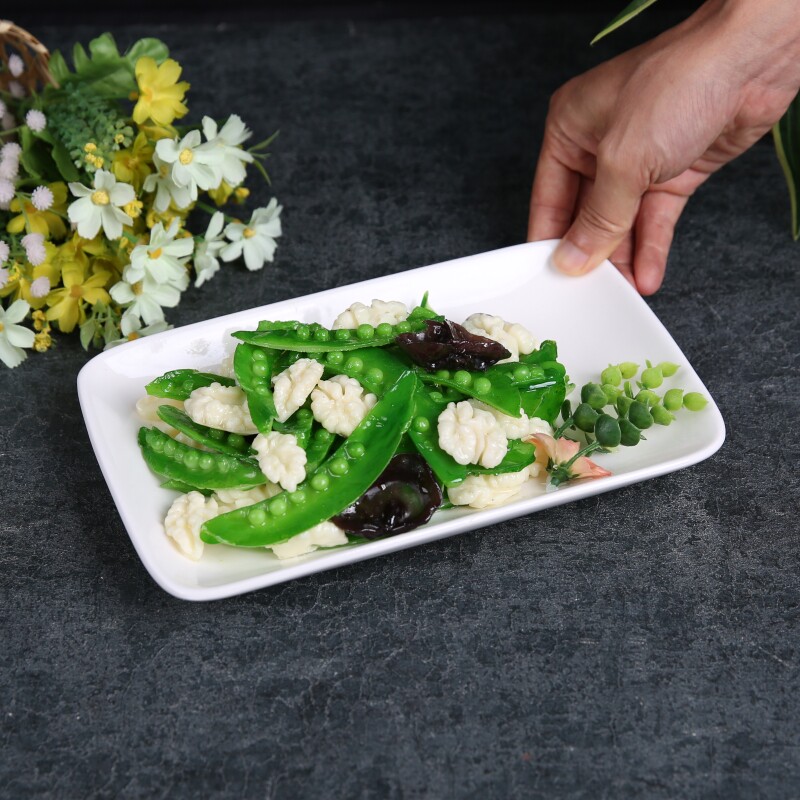 现货仿真菜模型饭店摆件核桃仁拌甜豆模具展示假菜3D食物样品凉菜