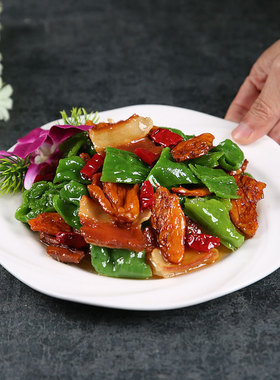 美之灵仿真辣椒炒肉模型饭店假菜