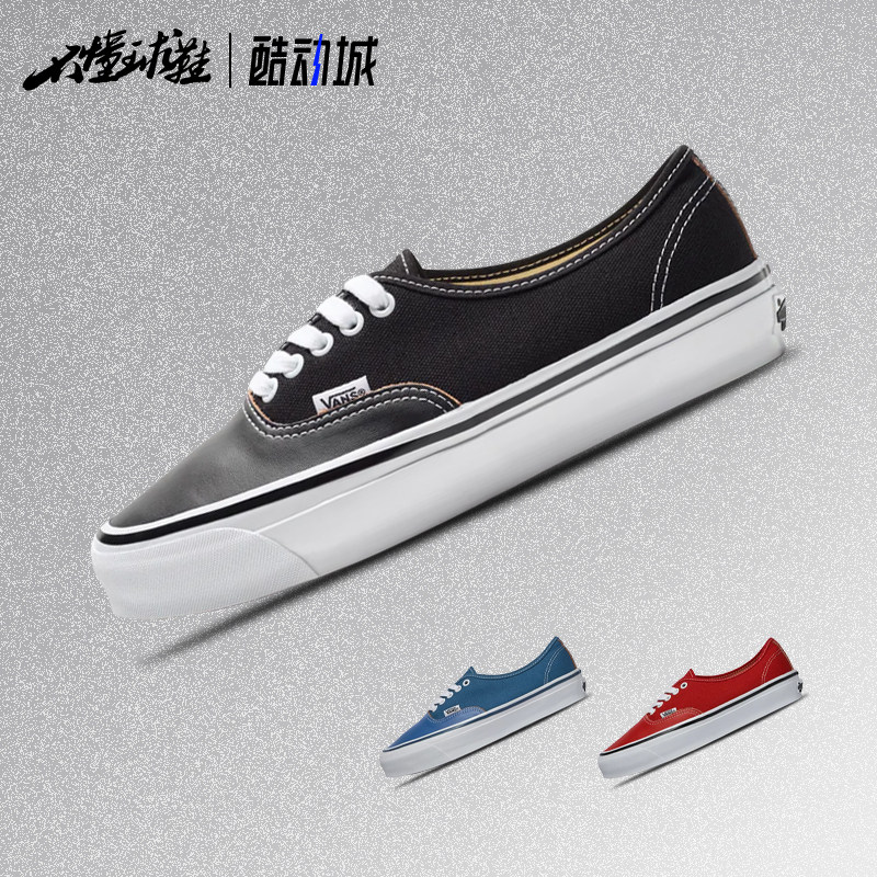 Vans Authentic 44 OTW x GALLERY DEPT黑色泼墨男女低帮潮流板鞋