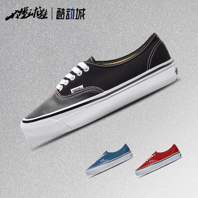 Vans Authentic 44 OTW x GALLERY DEPT黑色泼墨男女低帮潮流板鞋