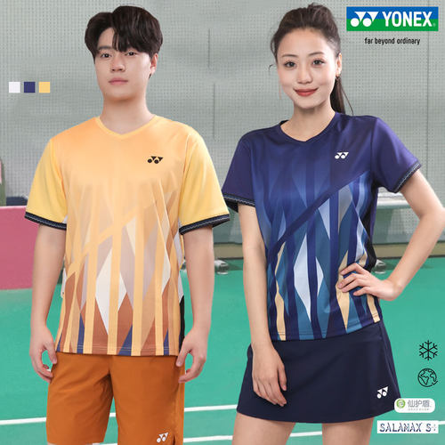 尤尼克斯羽毛球服运动服短袖速干