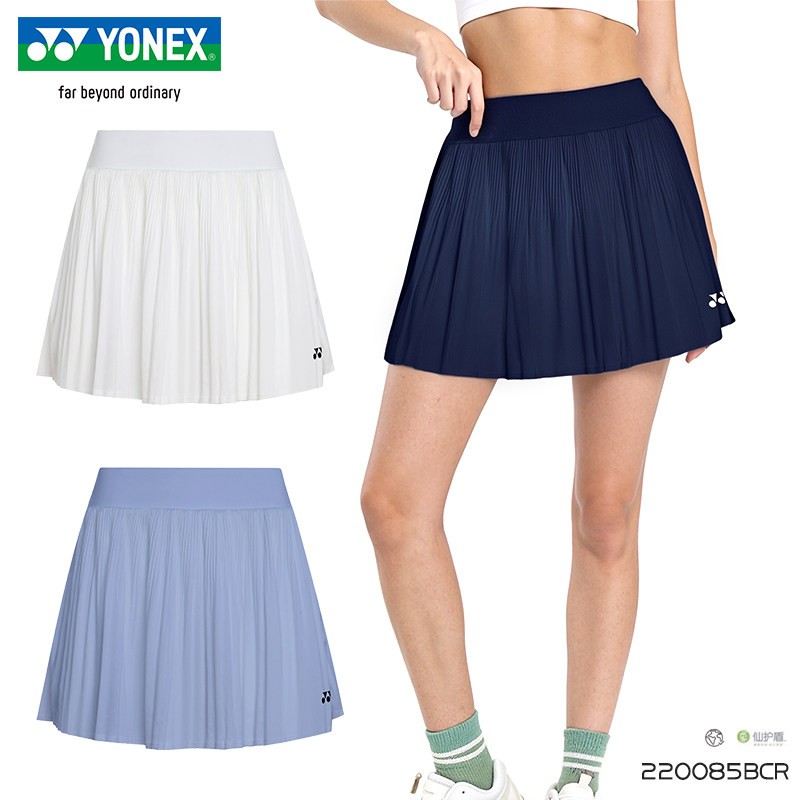 正品YONEX/尤尼克斯羽毛球服短裙速干运动裙半身百褶裙断码清仓