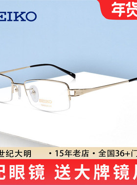 世纪大明 精工钛材眼镜架商务半框眼镜框近视男眼睛框镜架HT01094