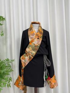 藏式民族风藏族服装藏袍男袍不包括配饰