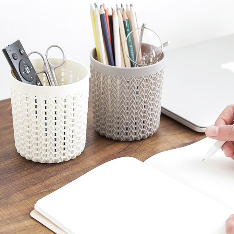 办公室笔筒塑料桌面杂物