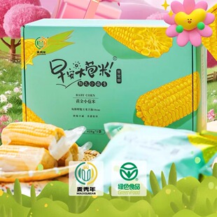 麦秀年早安大苞米宝宝版15支新玉米独立包装礼盒非转基因0添加