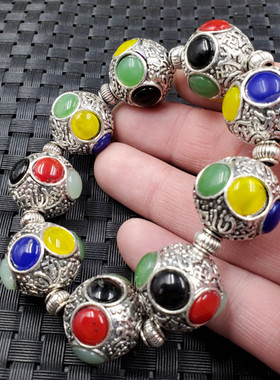 饰品仿玉石手串多宝珠