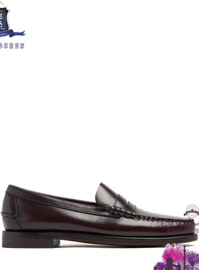 英国代购 男士新款 Sebago 光滑皮革乐福鞋 正品直邮