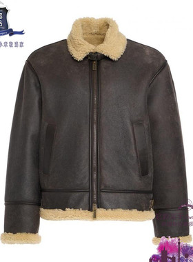 英国代购 男士新款 Dsquared2 拉链飞行员夹克 正品直邮