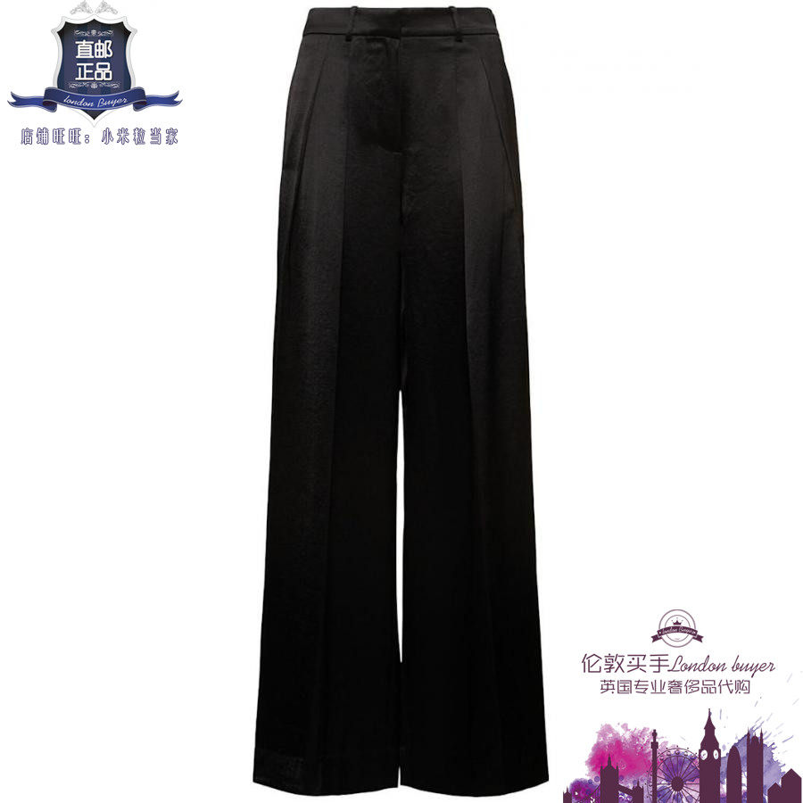 英国代购 女士新款 Abadia 双褶阔腿休闲裤 正品直邮