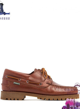 英国代购 男士新款 Sebago 系带皮革乐福鞋 正品直邮