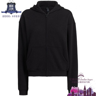 英国代购 女士新款 Skims 拉链棉混纺连帽卫衣 正品直邮