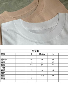 开工特惠 26年早春 ～ 两色纯棉宽松字母t恤短袖p6