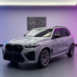 黑曼巴合金1比24宝马x5m合金越野车模型摆件带声光儿童玩具车男孩