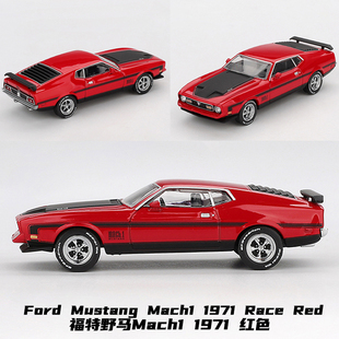 Mustang 1122 合金车模 1971 Mach1 Ford 野马 福特 MINIGT