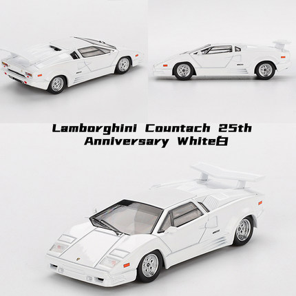 MINIGT 1:64 兰博基尼 康塔什 Countach 25th 合金车模型 #1134