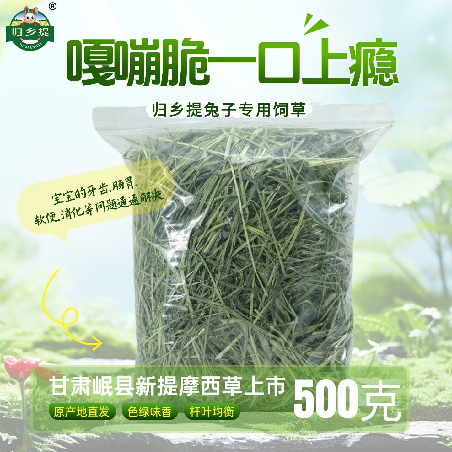 26年提摩西草兔子专用晒干草宠物草荷兰猪豚鼠归乡提兔草牧草饲料