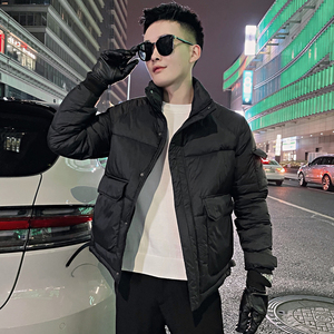Y11-特P115-控155 2025冬款延续款大口袋翻领基础款棉衣男面包服图片