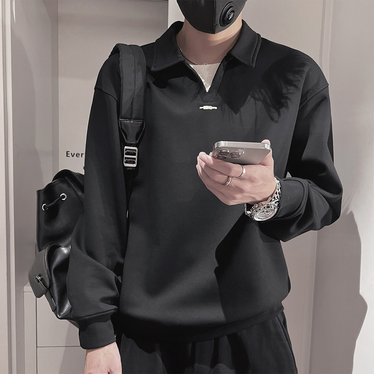 WY292 -P68-控98-M-3XL-   60%棉40聚酯纤维 假两件卫衣图片