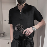 PL27-M-3XLP78-控10867.4%粘胶纤维32.6%聚酯纤维拉针织POLO，男装Polo衫，电商A216