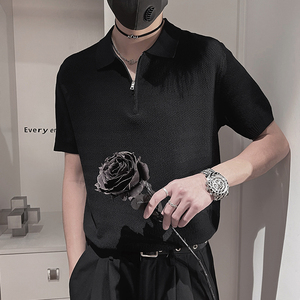 PL27-M-3XL P78-控108  67.4%粘胶纤维32.6%聚酯纤维 拉针织POLO图片
