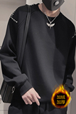 WY193-特P78控108冬季加厚内搭重磅圆领卫衣男冬款男士加绒衣服，男装卫衣，电商A216