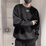 WY223-M-3XL-特P68控98-面50%50%涤风格蝙蝠衫卫衣大面积对称钢印，男装卫衣，电商A216