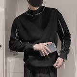 WY72-P55控7535%棉65%聚酯纤维潮牌卫衣男秋季套头宽松网红卫衣，男装卫衣，电商A216