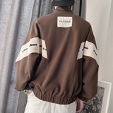 WT13-P108控148秋季新款夹克男社会小伙工装立领拼色宽松外套，男装夹克，电商A216