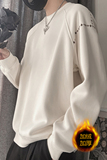 WY193-特P78控108重磅圆领卫衣男冬款加绒冬季加厚男士内搭衣服，男装卫衣，电商A216