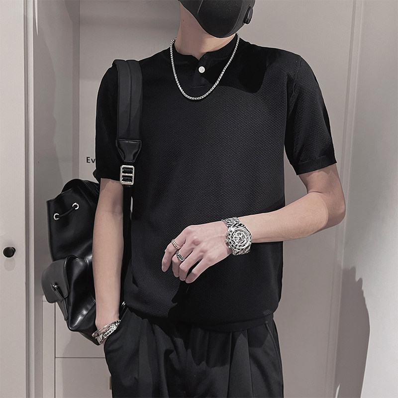 D93-M-3XLP48-控6841%棉16%聚酯纤维43%再生纤维素纤维单粒铁,男装T恤,电商A216