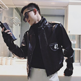PY15-P130加绒P1402023秋冬延续款小伙加绒皮衣47刺绣夹克外套，男装皮衣，电商A216